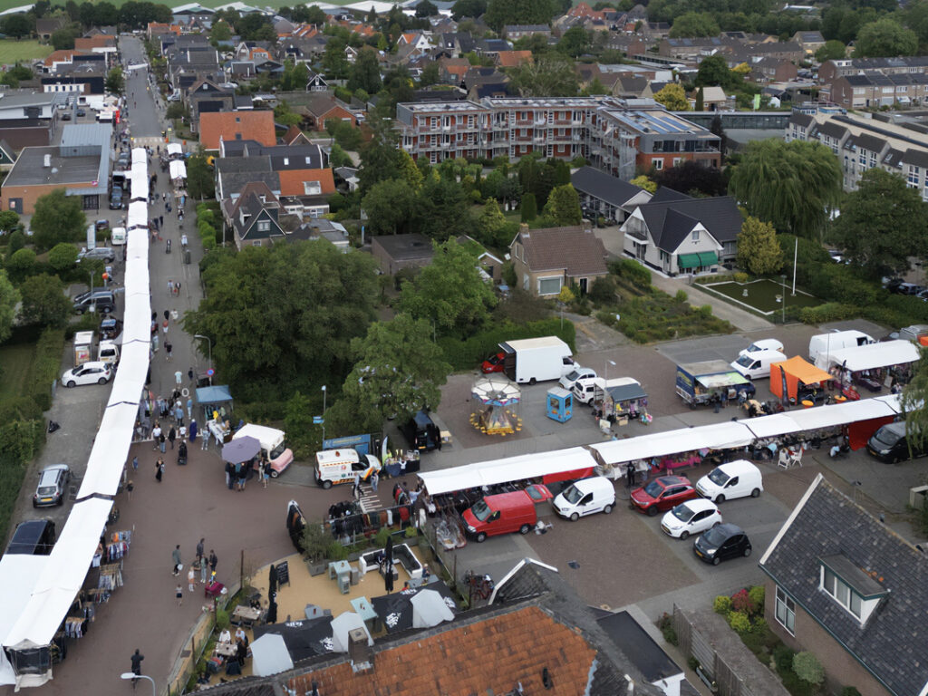 Jaarmarkt Venhuizen Drone Shot