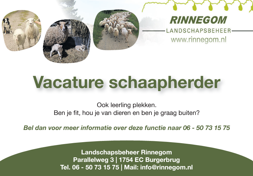 Rinnegom Landschapsbeheer VACATURE