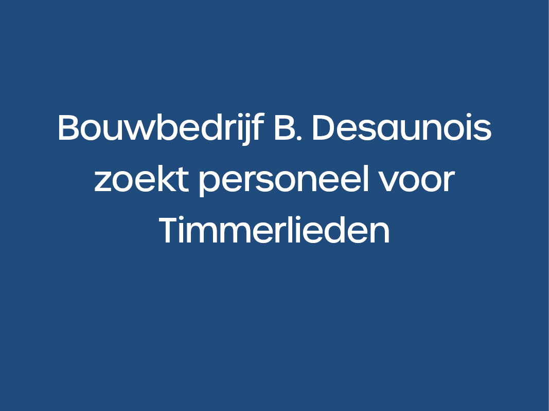 bouwbedrijf B. Desaunois thumbnail