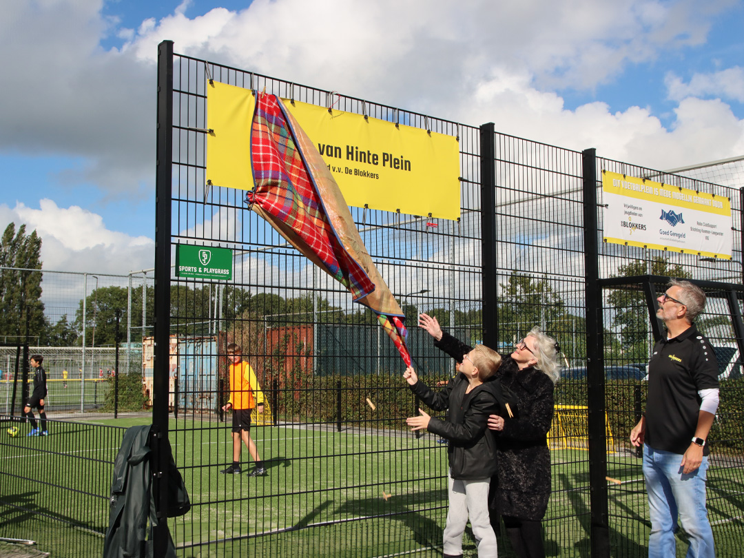 Opening Klaas van Hinte voetbalplein