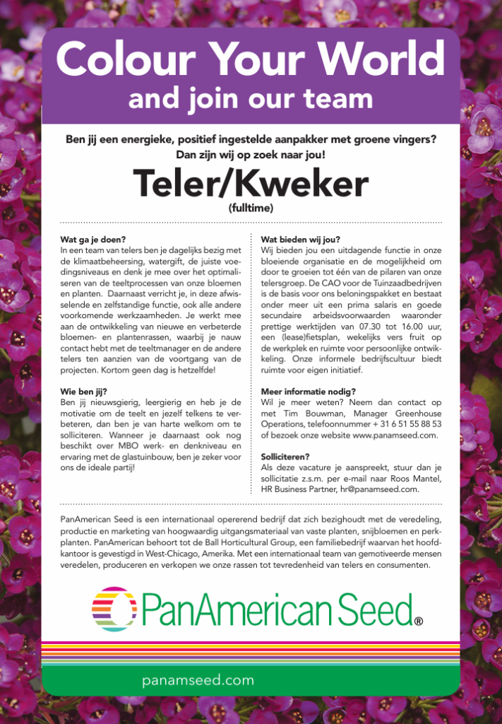 PanAmerican Seed vacature