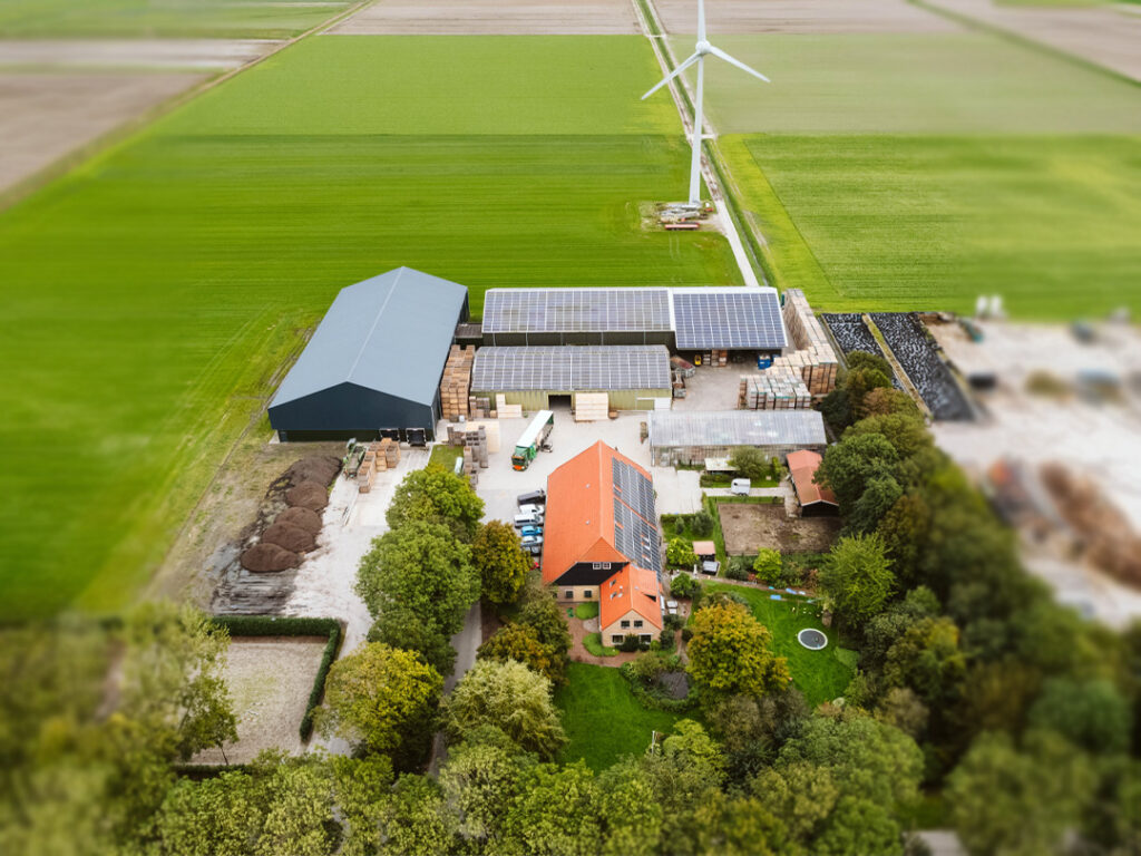 Sierd Visser zijn akkerbouwbedrijf