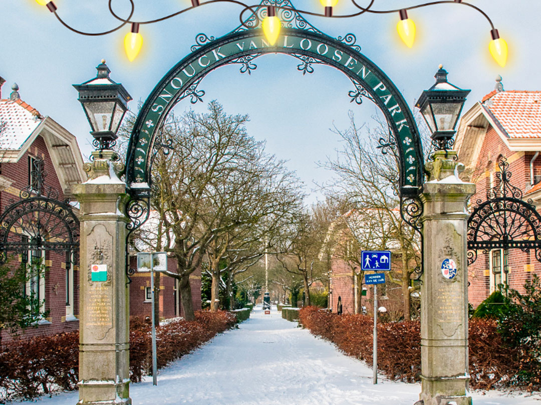 Lichtjesavond in het Snouck van Loosenpark