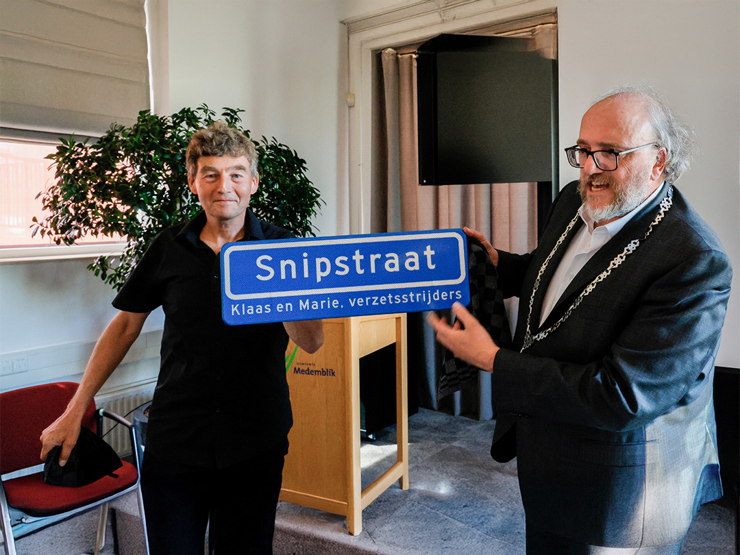 Verzetsechtpaar Snip krijgt eigen straat in Zwaagdijk West