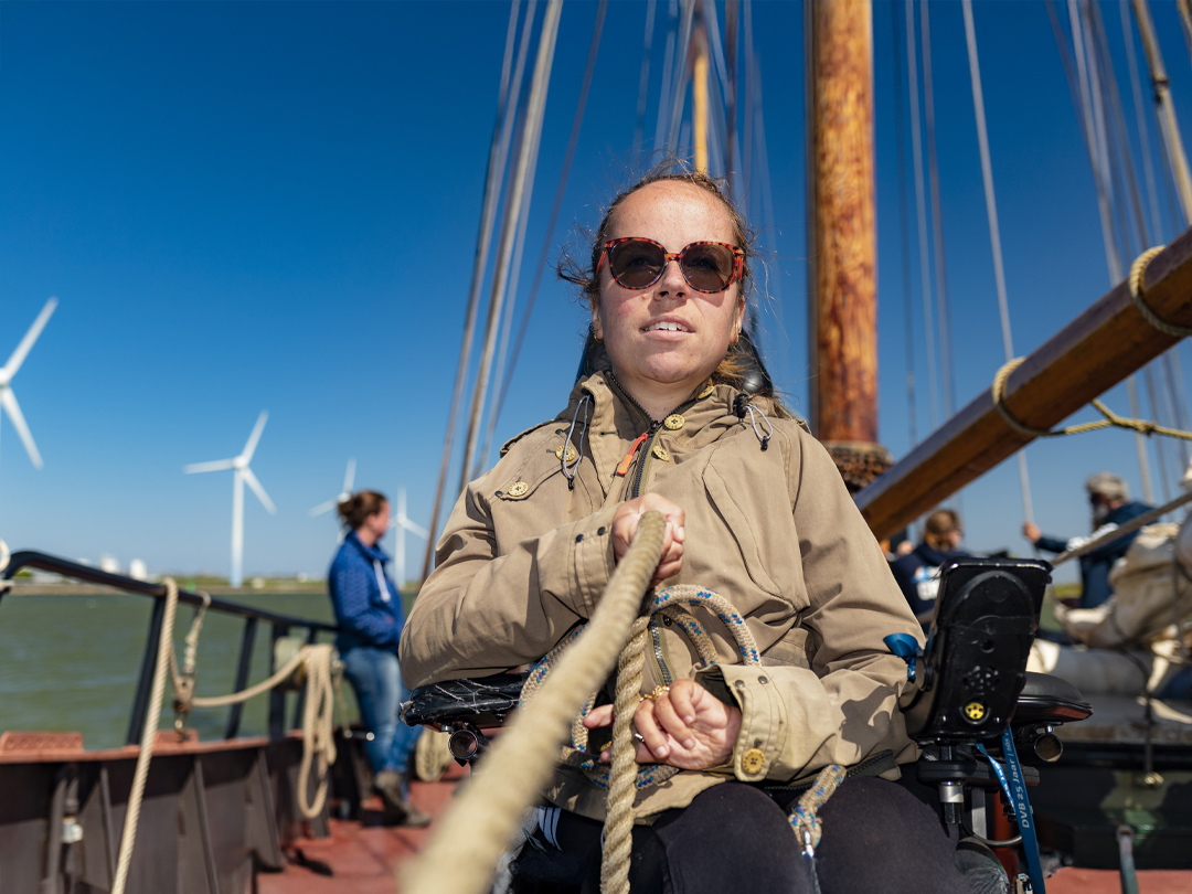 anne de ruiter van sailwise op de lutgerdina