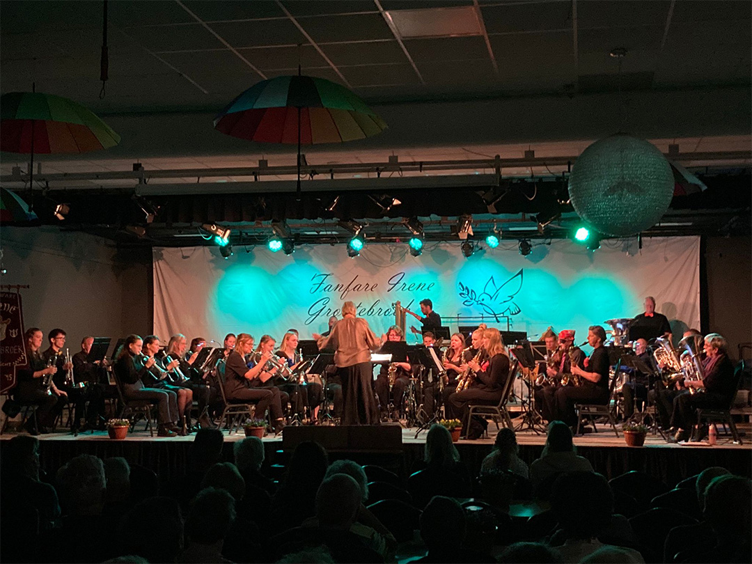 Zaterdag 1 november a.s. viert Fanfare Irene uit Grootebroek haar 80 jarig bestaan met een jubileumconcert!