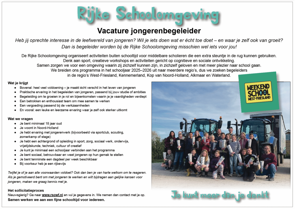 Rijke schoolomgeving