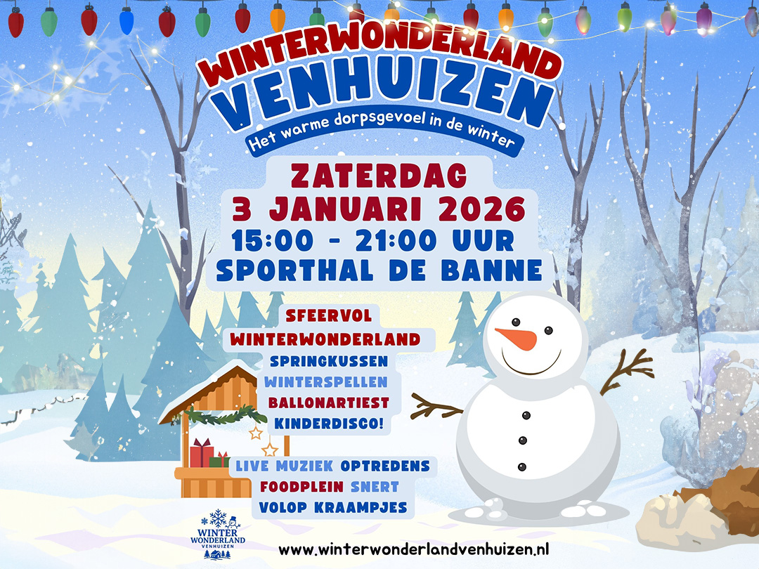 Magische winterse sfeer tijdens Winterwonderland Venhuizen!