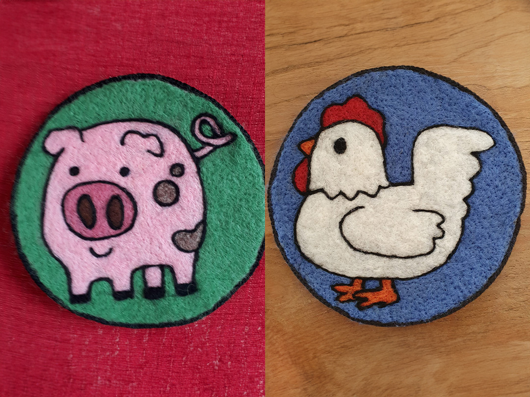 Workshop naaldvilten bij MAK Blokweer!