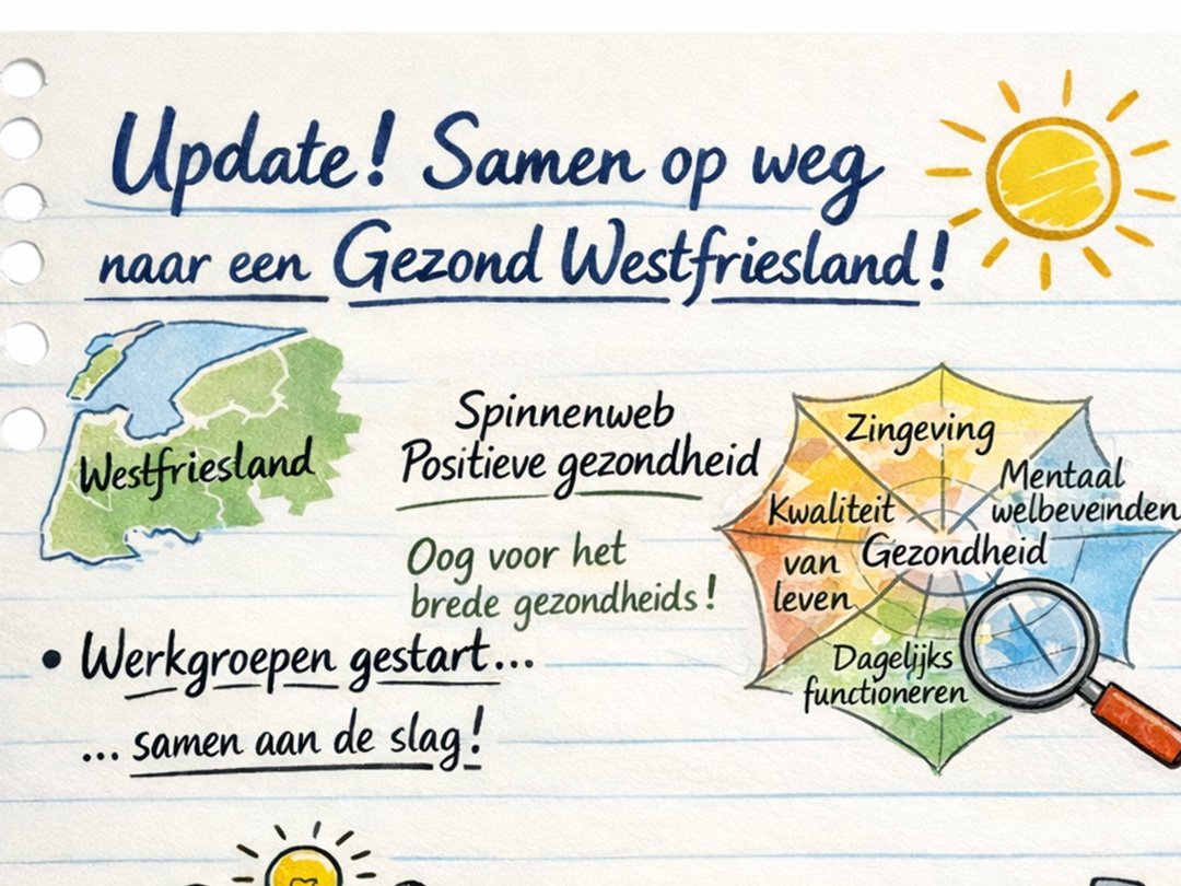 Kom dan naar de bijeenkomsten van Gezond Westfriesland!