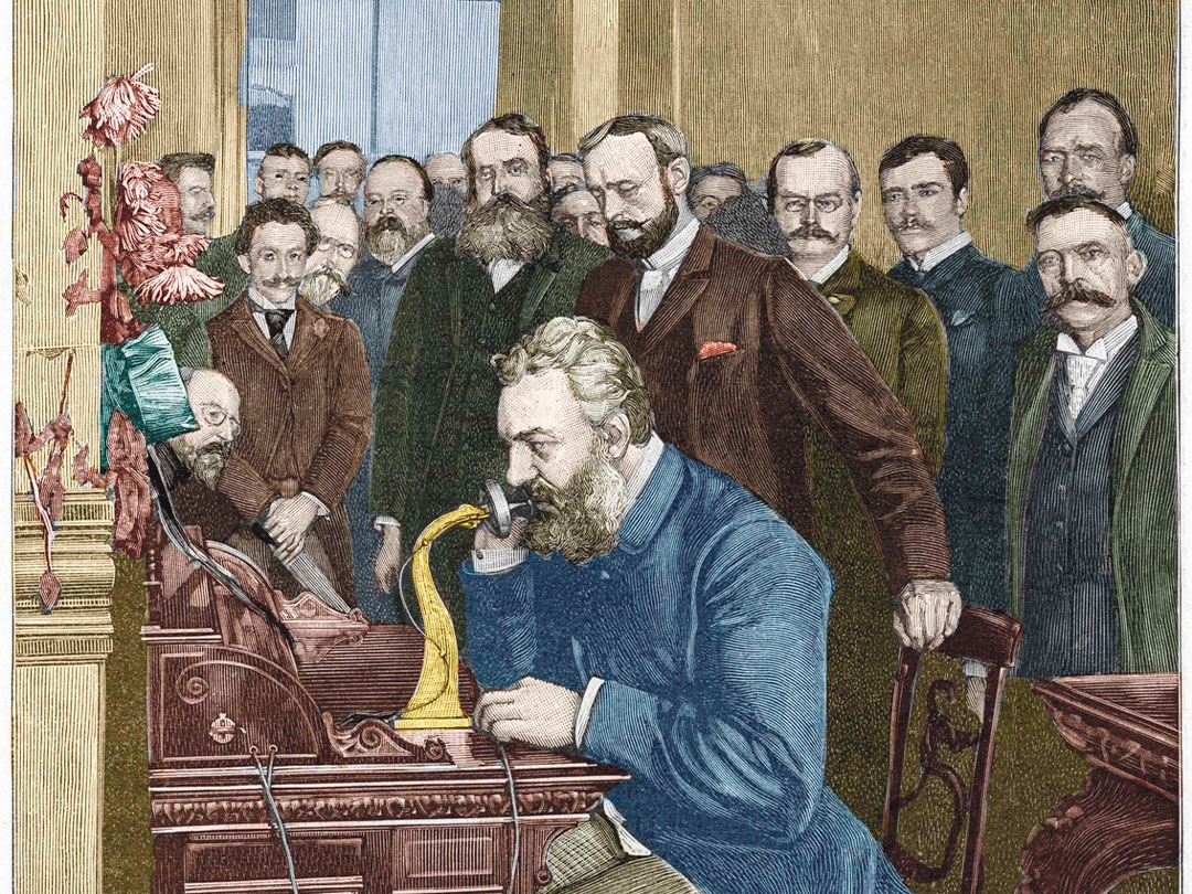 Maak met een ouderwetse telefooncentrale verbindingen!