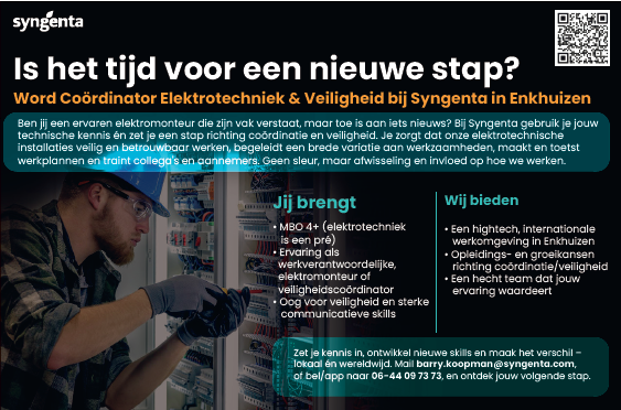 Syngenta Vacature