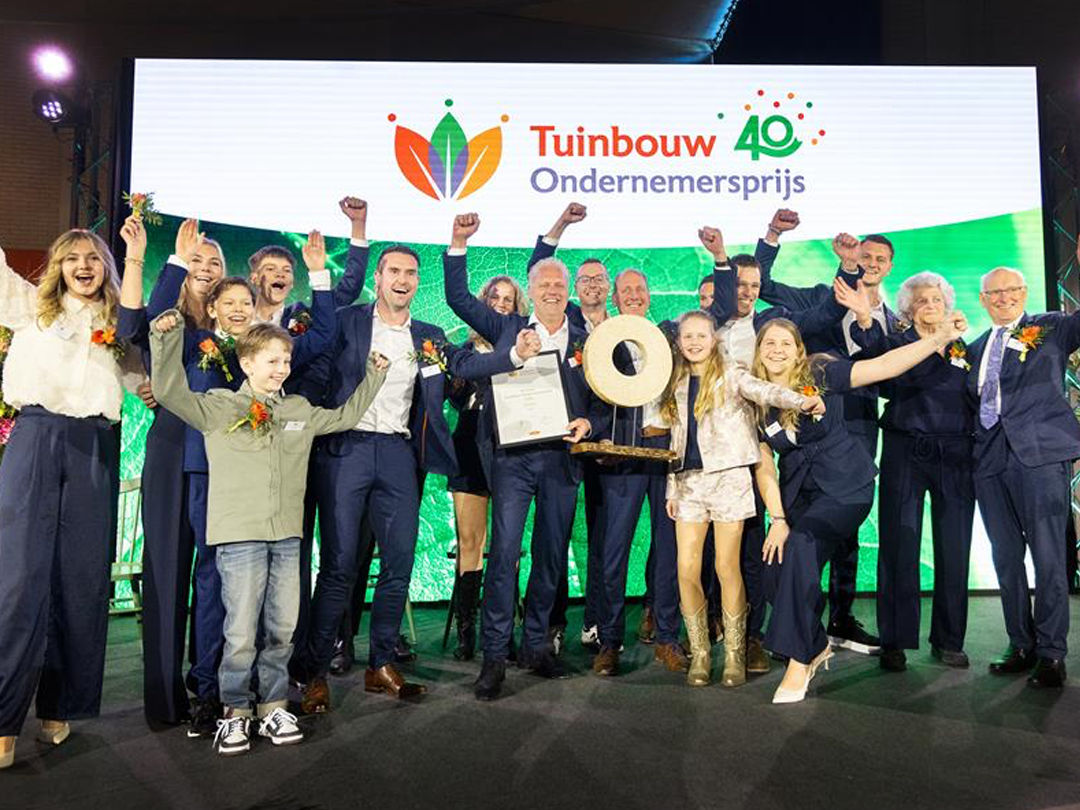 Ronico wint 40e Tuinbouw Ondernemersprijs