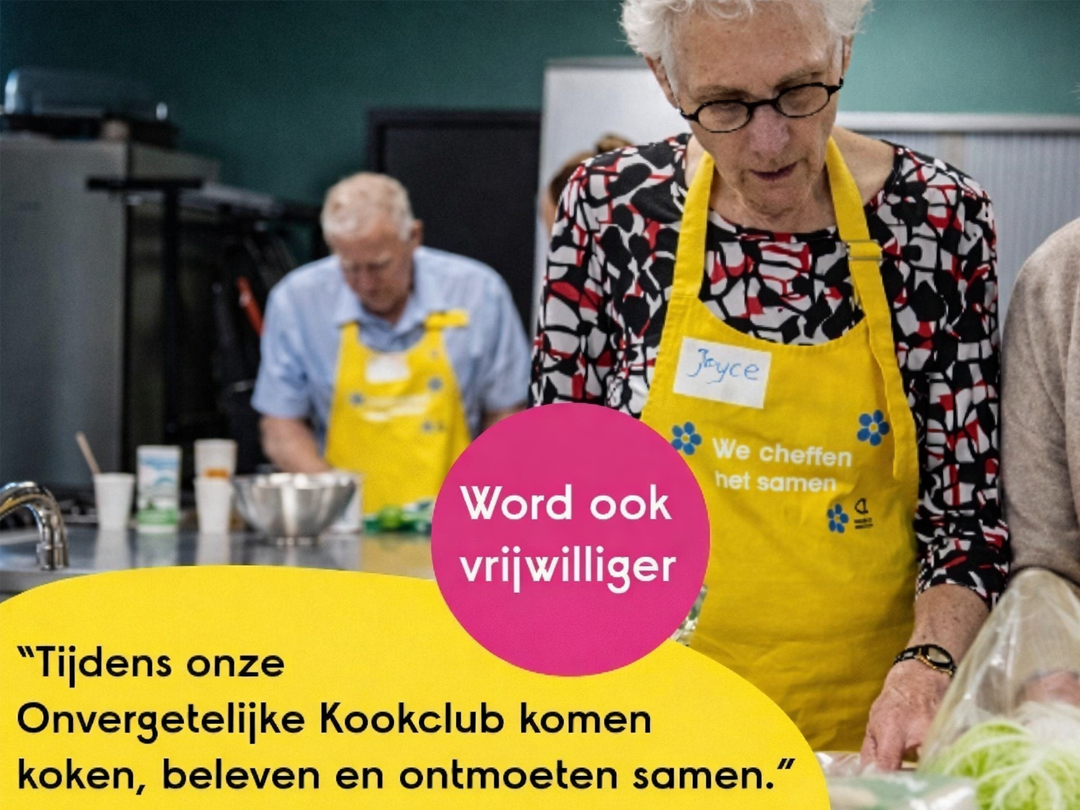 Alzheimer West-Friesland zoekt een kok voor de Onvergetelijke kookclubs.