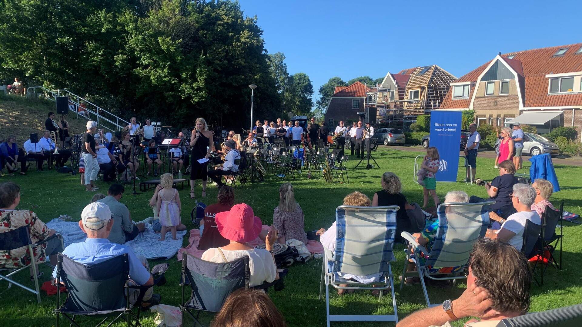 Feestelijke openluchtconcert van KSM